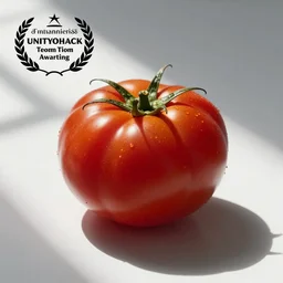 tomato. professional product photo.