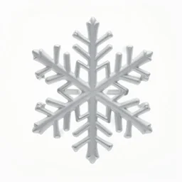 an alien snowflake, white background, studio lighting, macro lens, dslr