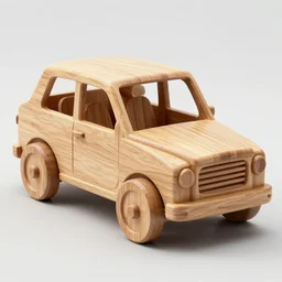 a wooden mbw car, realistic