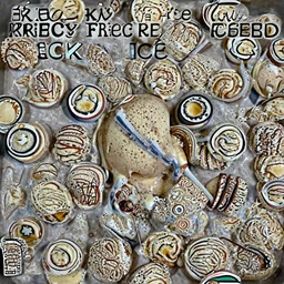 4k photograph of Kentucky Fried Ice cream