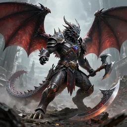 perfect mythril waraxe able to kill dragon