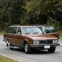 a brown 1 9 8 9 mercury station wagon