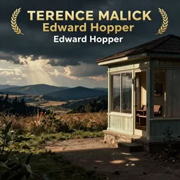 Concept Art of cinematography of Terrence Malick film by Edward Hopper