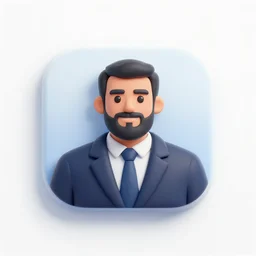hd detailed hd android app icon of hedge fund manager emad mostaque investment officer, hd concept art, high quality, matt painting, detailed rendering by marvel, trending on artstation, art, sharp focus, illustration. rendering of emad.