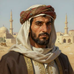 a personification of the country iraq, highly detailed, digital painting, artstation, concept art, sharp focus, illustration, art by greg rutkowski and alphonse mucha
