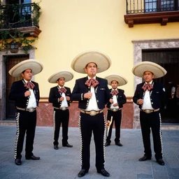 mariachi band, tlaquepaque, kodak ektachrome,