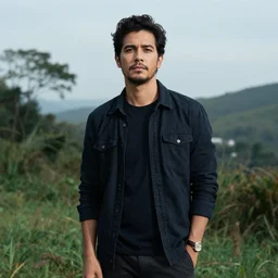 a portrait of a character in a scenic environment by joel dos ries viegas
