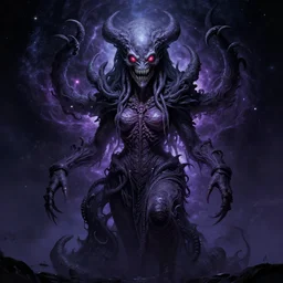 your mom is a cosmic horror by bruce brenneise, digital concept art, trending on cgsociety, trending on artstation