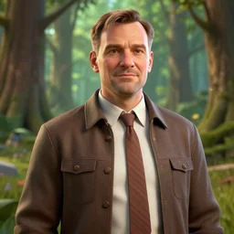 portrait forest gump, octane render, detailed, brawl stars, unreal engine 5, cinema 4 d cinematic, artstation, greg rutkowski, clash of clan, clash royal