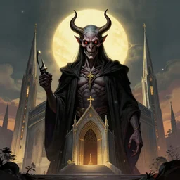 scientologist digital art of the church of scientology, a scientologist demon greg rutkowski, trending on artstation, favorites on deviantart, high quality art. artwork masterpieces, award winning