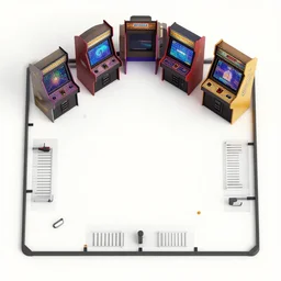 Floorplan for a 1990's video arcade