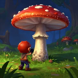 amanita muscaria playing tibia video game