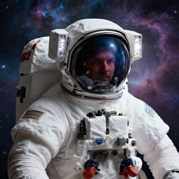 portrait of an astronaut in a beautiful nebula,digital art,ultra realistic,ultra detailed,art by greg rutkowski,4k wallpaper