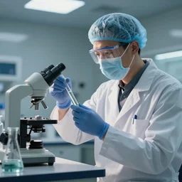 scientist discovering the cure for cancer