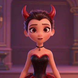 the devil wears prada as a pixar animation movie still, cute, high quality cg render, 8 k, vivid colors