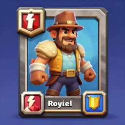 Saul Goodman as a clash royale card