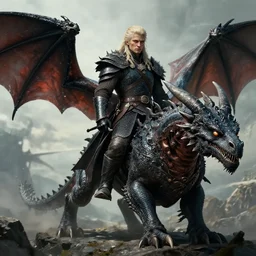 epic concept art, game of thrones dragon rider