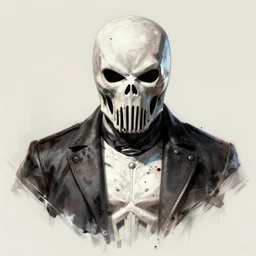 portrait of frank castle the punisher, bloody, intricate, elegant, highly detailed, centered, digital painting, artstation, concept art, smooth, sharp focus, illustration, artgerm, tomasz alen kopera, peter mohrbacher