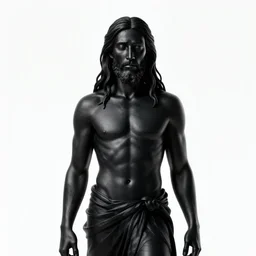 black jesus, deviantart, trending on artstation, high quality