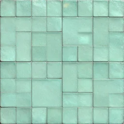 light green oxidized copper shaped like tiles texture material, high definition, high detail, 8k, photorealistic