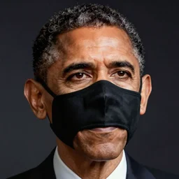 anonymous mask, barak obama model