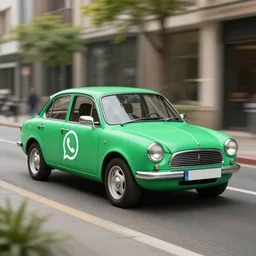 whatsapp car by greg rutkowski