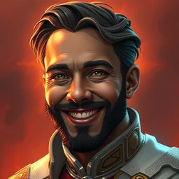 centralized close up portrait, friendly smiling ed westwick prince mage, abstract sunfire background, alphonse mucha, rhads, ross tran, artstation, artgerm, octane render, 1 6 k