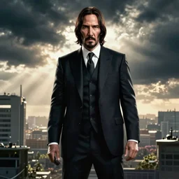 john wick meets neo in the matrix