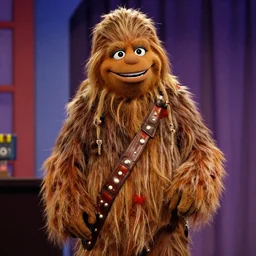 chewbacca hosting the muppet show