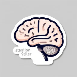 attention, filter, mind wandering, distraction, brain, minimalist logo for a research lab that studies psychology, by [ [ victo ngai ] ] kilian eng and jake parker, 2 colors, limited palette, sticker art, vector art, [ [ award winning ] ], minimalism, logopond, sticker art, website banner