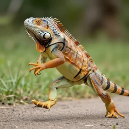 Iguana running for president, 4k UHD, trending