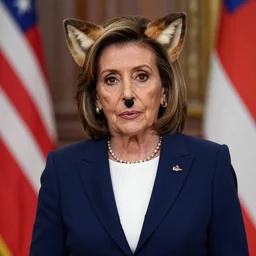 nancy pelosi as a furry