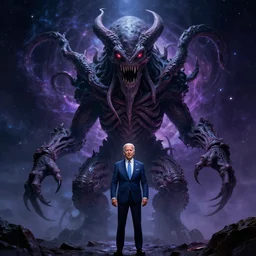 Joe Biden as a cosmic horror