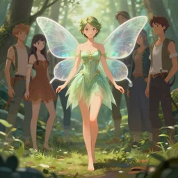 fairy girl, extremely detailed, sharp focus, wide view, full body pose, smooth, digital illustration, by james jean, by rossdraws, frank franzzeta, mcbess, sakimichan, brosmin, danton fadeev, steve simpson
