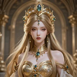 godly princess, ornate and intricate, hyper detailed, octane render, 4 k