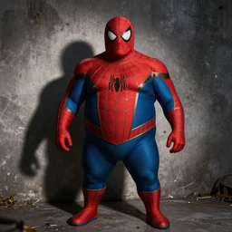 fat chuck tries to be spiderman