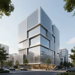 modern building by kim jung gi, trending on artstation
