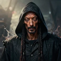 portrait of snoop dogg as the grim reaper, league of legends amazing splashscreen artwork, gears of war, splash art, natural light, elegant, photorealistic facial features, intricate, fantasy, detailed face, atmospheric lighting, anamorphic lens flare, cinematic lighting, league of legends splash art, hd wallpaper, ultra high details by greg rutkowski