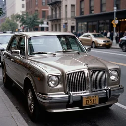 award winning photo of a lincoln parked in the 6 th avenue, by saul leiter, photography, detailed, beautiful, real, extremely precise, elegant
