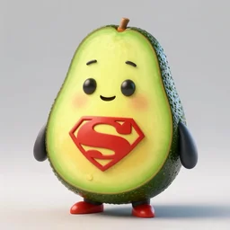 avocado super hero, superman, unreal engine, anthropomorphic avocado, pixar, new scifi movie, buff