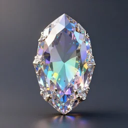 a rainbow crystal 8 k, hd, high render