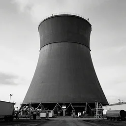 nuclear reactor in fallout Kim Jung Gi black and white