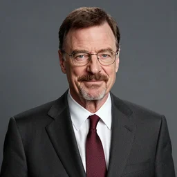 portrait of Stephen Colbert as Walter White, award winning photo