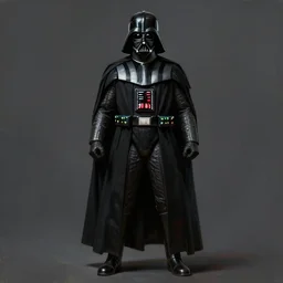 a full body back shot of Darth Vader concept art realistic painting, high definition, digital art, matte painting, symmetrical, very detailed, realistic by Doug Chiang, dramatic lighting, cinematic, establishing shot, extremly high detail, photo realistic, cinematic lighting, post processed, concept art, artstation, matte painting,