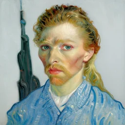 a beautiful portrait of gillian jacobs by vincent van gogh