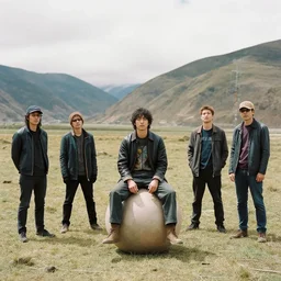 sitting on a ball in the middle of the andes, i am a freak, by yuumei, bayard wu, wlop, tim white, ross tran, 4 k