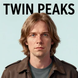 Twin Peaks poster artwork by Tomer Hanuka, Rendering of Bob from Twin Peaks, by Michael Whelan, Makoto Shinkai and thomas kinkade, Matte painting, trending on artstation and unreal engine