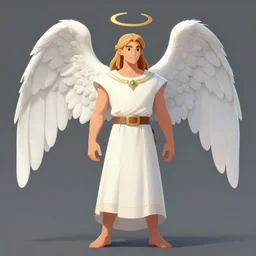 a concept art of biblically accurate angel from the helluva boss animation, style by vivziepop, illustration, high quality, digital art, commission art