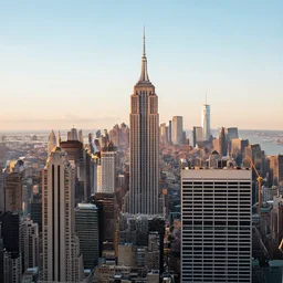 a skyline of a city