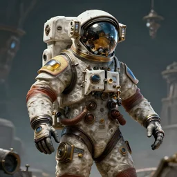 steampunk astronaut by pascal blanche